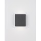 Anthracite Die-Casting Aluminium & Clear Glass LED 10.4 Watt 639Lm 3000K 220-240V Beam Angle 266º IP65 Light Up & Down L: 9 W: 5