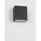 Anthracite Die-Casting Aluminium & Clear Glass LED 10.4 Watt 639Lm 3000K 220-240V Beam Angle 266º IP65 Light Up & Down L: 9 W: 5