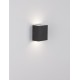 Anthracite Die-Casting Aluminium & Clear Glass LED 10.4 Watt 639Lm 3000K 220-240V Beam Angle 266º IP65 Light Up & Down L: 9 W: 5