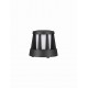 Anthracite Die-Casting Aluminium & Frost Acrylic LED 8.2 Watt 116Lm 3000K 220-240V Beam Angle 168º IP65 D: 16 H: 14.6 cm 