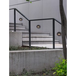 Anthracite die-Casting Aluminium & Clear Acrylic LED 1.5 Watt 39Lm 3000K 220-240V Beam Angle 50º IP54 D: 12 W: 2.9 H: 12 cm 