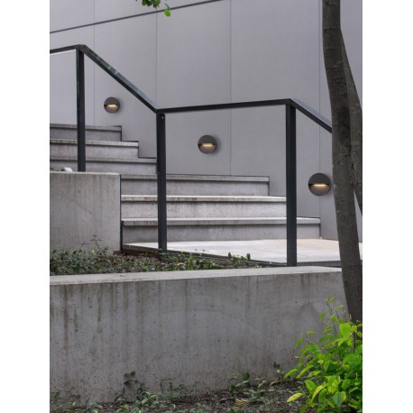 Anthracite die-Casting Aluminium & Clear Acrylic LED 1.5 Watt 39Lm 3000K 220-240V Beam Angle 50º IP54 D: 12 W: 2.9 H: 12 cm 