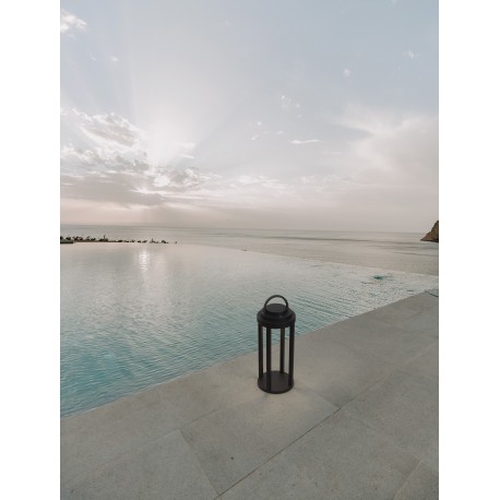 Anthracite Die-Casting Aluminium & Clear Glass LED 2 Watt 191Lm 3000K DC 5 Volt Beam Angle 96º IP54 D: 15 W: 15 H: 35 cm 
