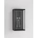 Anthracite Die-Casting Aluminum & Clear Glass LED E27 1x12 Watt 220-240 Volt Bulb Excluded IP65 L: 15.2 W: 12.2 H: 29.5 cm 