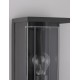 Anthracite Die-Casting Aluminum & Clear Glass LED E27 1x12 Watt 220-240 Volt Bulb Excluded IP65 L: 15.2 W: 12.2 H: 29.5 cm 