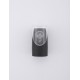Anthracite Die-Casting Aluminum & Clear Acrylic LED E27 1x12 Watt 220-240 Volt Bulb Excluded IP65 D: 9 W: 10.1 H: 17.1 cm 