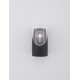 Anthracite Die-Casting Aluminum & Clear Acrylic LED E27 1x12 Watt 220-240 Volt Bulb Excluded IP65 D: 9 W: 10.1 H: 17.1 cm 