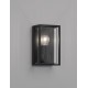 Anthracite Die-Casting Aluminium Clear & Frost Acrylic LED E27 1x12 Watt 220-240 Volt Bulb Excluded IP65 L: 13.8 W: 10 H: 23.8 c