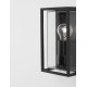 Anthracite Die-Casting Aluminium Clear & Frost Acrylic LED E27 1x12 Watt 220-240 Volt Bulb Excluded IP65 L: 13.8 W: 10 H: 23.8 c