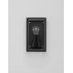Anthracite Die-Casting Aluminium Clear & Frost Acrylic LED E27 1x12 Watt 220-240 Volt Bulb Excluded IP65 L: 13.8 W: 10 H: 23.8 c