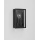 Anthracite Die-Casting Aluminium Clear & Frost Acrylic LED E27 1x12 Watt 220-240 Volt Bulb Excluded IP65 L: 13.8 W: 10 H: 23.8 c
