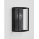 Anthracite Die-Casting Aluminium Clear & Frost Acrylic LED E27 1x12 Watt 220-240 Volt Bulb Excluded IP65 L: 13.8 W: 10 H: 23.8 c