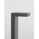 Anthracite Die-Casting Aluminium & Clear Glass LED 8 Watt 560Lm 3000K 220-240V Beam Angle 94º IP65 L: 13.5 W: 10 H: 65 cm 