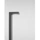 Anthracite Die-Casting Aluminium & Clear Glass LED 8 Watt 560Lm 3000K 220-240V Beam Angle 94º IP65 L: 13.5 W: 10 H: 65 cm 
