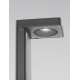 Anthracite Die-Casting Aluminium & Clear Glass LED 8 Watt 560Lm 3000K 220-240V Beam Angle 94º IP65 L: 13.5 W: 10 H: 65 cm 