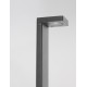 Anthracite Die-Casting Aluminium & Clear Glass LED 8 Watt 560Lm 3000K 220-240V Beam Angle 94º IP65 L: 13.5 W: 10 H: 65 cm 
