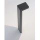 Anthracite Die-Casting Aluminium & Clear Glass LED 8 Watt 560Lm 3000K 220-240V Beam Angle 94º IP65 L: 13.5 W: 10 H: 65 cm 