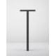 Anthracite Die-Casting Aluminium & Clear Glass LED 16 Watt 1177Lm 3000K 220-240V Beam Angle 90º IP65 L: 23.5 W: 10 H: 65 cm 