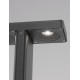 Anthracite Die-Casting Aluminium & Clear Glass LED 16 Watt 1177Lm 3000K 220-240V Beam Angle 90º IP65 L: 23.5 W: 10 H: 65 cm 