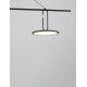 Sandy Black Steel, Aluminium & Acrylic LED 22 Watt 220-240 Volt 2600Lm 3000K IP20 L: 100 W: 30 H: 180 cm 