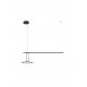 Sandy Black Steel, Aluminium & Acrylic LED 22 Watt 220-240 Volt 2600Lm 3000K IP20 L: 100 W: 30 H: 180 cm 