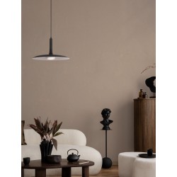 Matt Black Steel & Resin LED 12 Watt 220-240 Volt 900Lm 3000K IP20 D: 33 H: 180 cm 