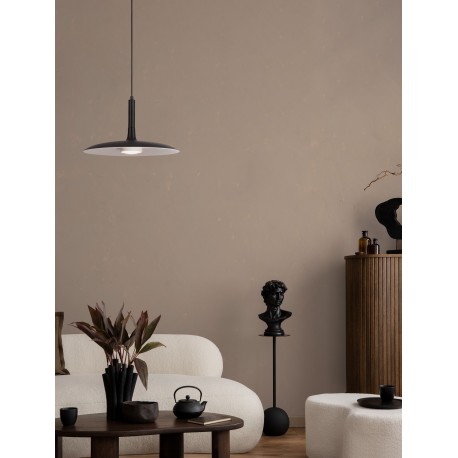 Matt Black Steel & Resin LED 12 Watt 220-240 Volt 900Lm 3000K IP20 D: 33 H: 180 cm 