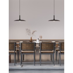 Matt Black Steel & Resin LED 16 Watt 220-240 Volt 1100Lm 3000K IP20 D: 45 H: 180 cm 