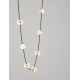 Triac Dimmable Matt Black & Gold Aluminium & Acrylic LED 46 Watt 220-240Volt 3661Lm 3000K IP20 L: 127 W: 10 H: 160 cm 