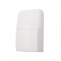 Sandy White Aluminium & Acrylic LED 6 Watt 230Lm 3000K 100-240 Volt 50Hz Beam Angle 64o IP65 L: 13 W: 2.5-4.5 H: 16 cm 