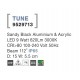 Sandy Black Aluminium & Acrylic LED 9 Watt 620Lm 3000K 100-240 Volt 50Hz Beam Angle 112o IP65 D: 15 W: 5.5 cm 