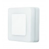 Sandy White Aluminium & Acrylic LED 9 Watt 620Lm 3000K 100-240 Volt 50Hz Beam Angle 115o IP65 L: 15 W: 5.5 H: 15 cm