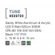 Sandy White Aluminium & Acrylic LED 9 Watt 620Lm 3000K 100-240 Volt 50Hz Beam Angle 115o IP65 L: 15 W: 5.5 H: 15 cm 