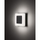 Sandy Black Aluminium & Acrylic LED 9 Watt 620Lm 3000K 100-240 Volt 50Hz Beam Angle 115o IP65 L: 15 W: 5.5 H: 15 cm 