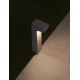 Gray Cement Glass Diffuser LED 5 Watt 200Lm 3000K 120-230V IP65 L: 15 W: 14 H: 70 cm 