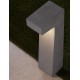 Gray Cement Glass Diffuser LED 5 Watt 200Lm 3000K 120-230V IP65 L: 15 W: 14 H: 70 cm 