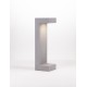 Gray Cement Glass Diffuser LED 8 Watt 380Lm 3000K 120-230V IP65 L: 16 W: 15 H: 50 cm 