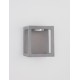 Gray Cement Glass Diffuser LED 5 Watt 200Lm 3000K 120-230V IP65 L: 17 W: 17 H: 20 cm 