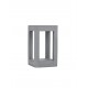 Gray Cement Glass Diffuser LED 5 Watt 200Lm 3000K 120-230V IP65 L: 20 W: 20 H: 35 cm 
