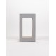 Gray Cement Glass Diffuser LED 5 Watt 200Lm 3000K 120-230V IP65 L: 20 W: 20 H: 35 cm 