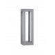 Gray Cement Glass Diffuser LED 5 Watt 200Lm 3000K 120-230V IP65 L: 20 W: 20 H: 70 cm 