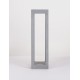 Gray Cement Glass Diffuser LED 5 Watt 200Lm 3000K 120-230V IP65 L: 20 W: 20 H: 70 cm 