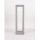Gray Cement Glass Diffuser LED 5 Watt 200Lm 3000K 120-230V IP65 L: 20 W: 20 H: 70 cm 
