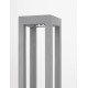 Gray Cement Glass Diffuser LED 5 Watt 200Lm 3000K 120-230V IP65 L: 20 W: 20 H: 70 cm 
