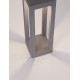 Gray Cement Glass Diffuser LED 5 Watt 200Lm 3000K 120-230V IP65 L: 20 W: 20 H: 70 cm 