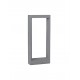 Gray Cement Glass Diffuser LED 8 Watt 380Lm 3000K 120-230V IP65 L: 28 W: 10 H: 65 cm 