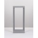 Gray Cement Glass Diffuser LED 8 Watt 380Lm 3000K 120-230V IP65 L: 28 W: 10 H: 65 cm 