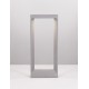 Gray Cement Glass Diffuser LED 8 Watt 380Lm 3000K 120-230V IP65 L: 28 W: 10 H: 65 cm 