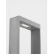Gray Cement Glass Diffuser LED 8 Watt 380Lm 3000K 120-230V IP65 L: 28 W: 10 H: 65 cm 