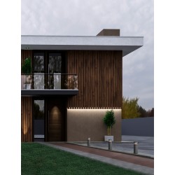 Gray Cement LED 20 Watt 220-240Volt 1018Lm 3000K IP65 D: 19.2 H: 54.5 cm 